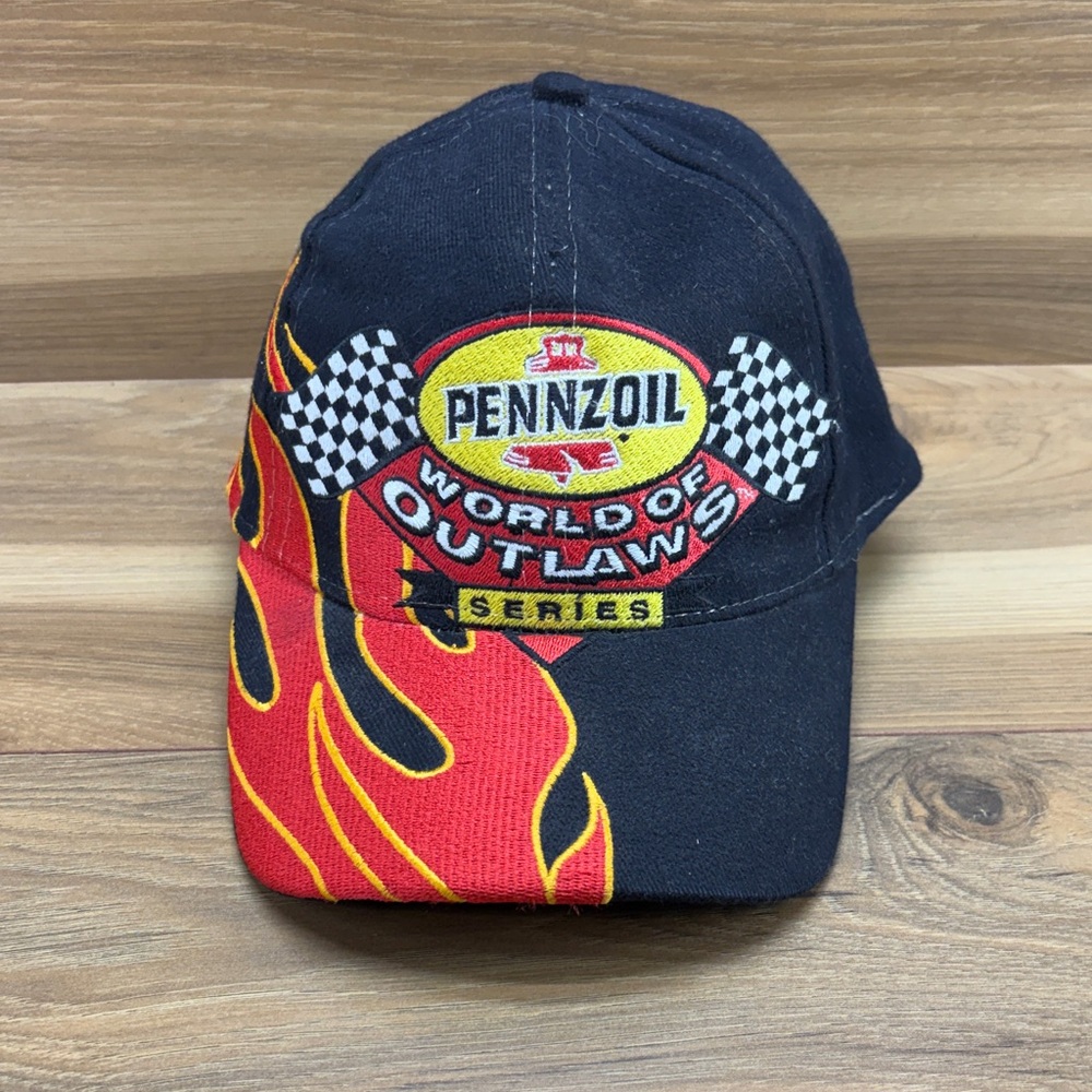 World of Outlaws Black and Red Hat
